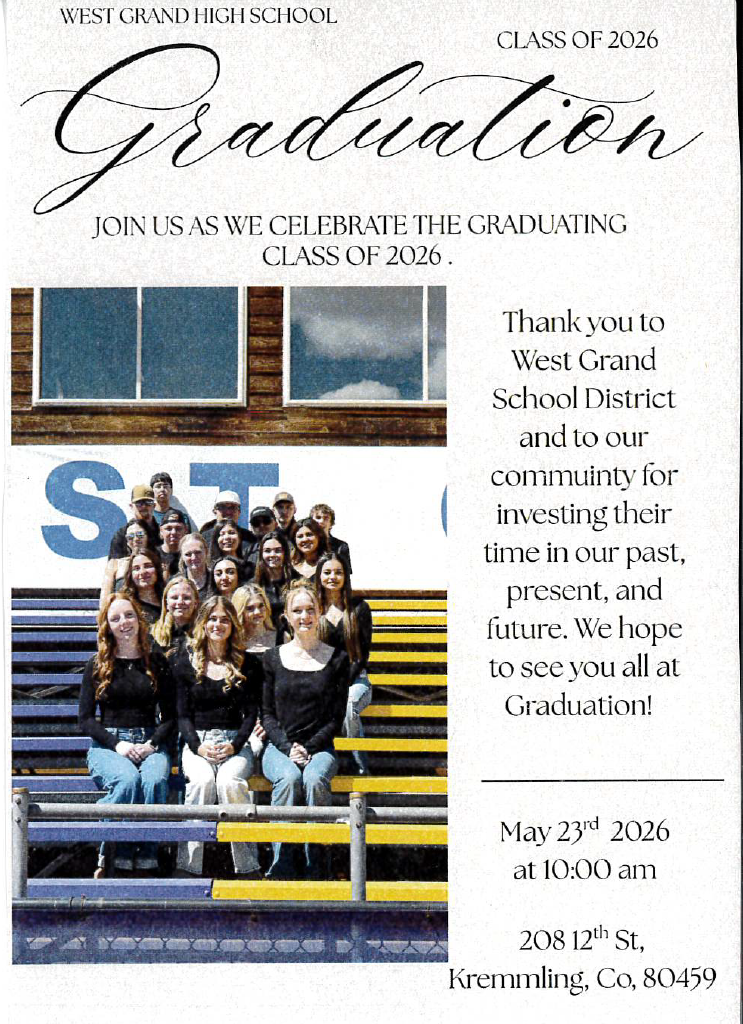 Class of 2026 Graduation Announcement